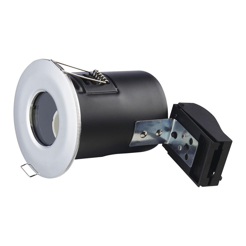 LumiLife GU10 Strahlerfassung – IP65 – Schnellanschluss – Chrom